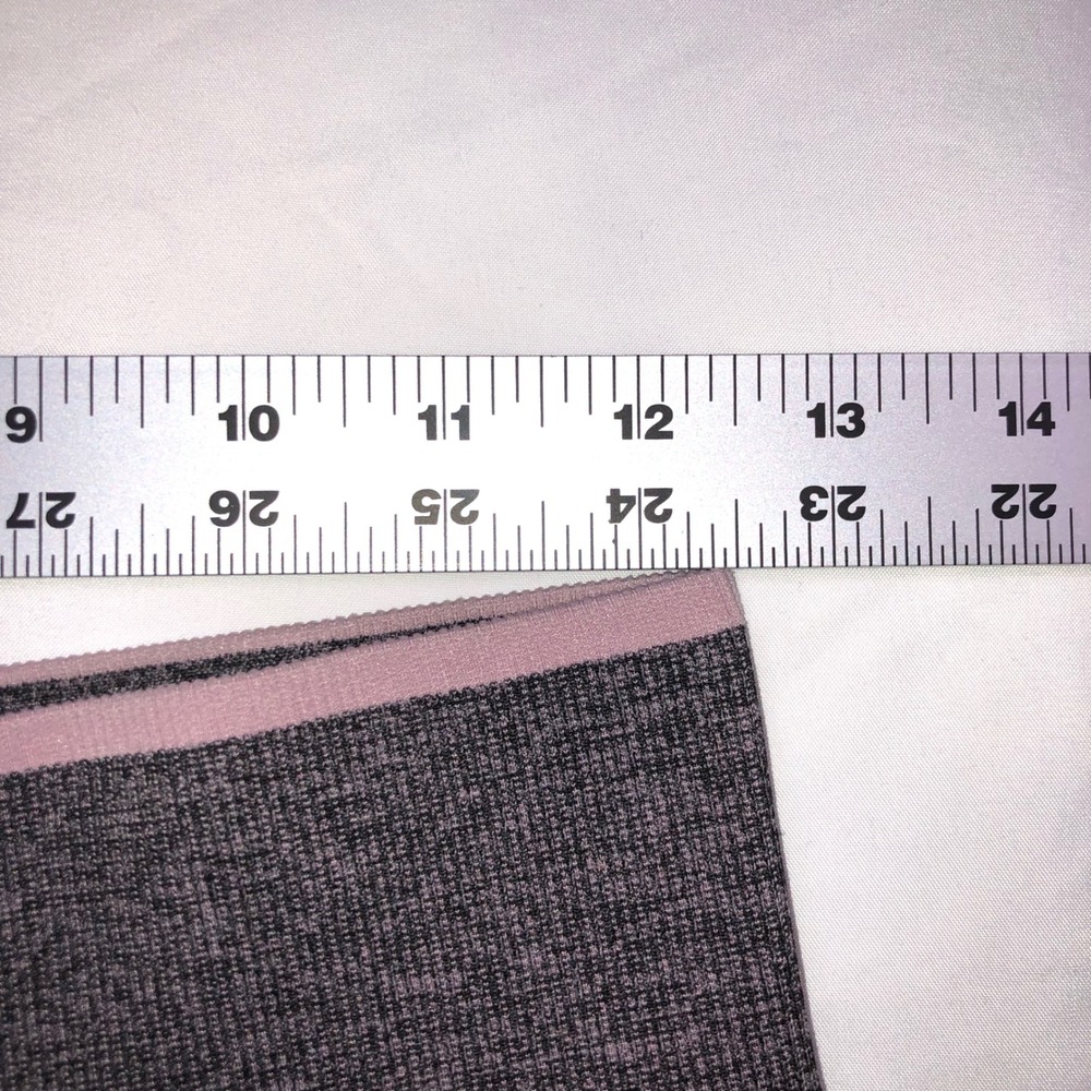 Pink Victoria's Secret Seamless Leggings Purple Grey High Waist Athletic Large - Picture 12 of 14
